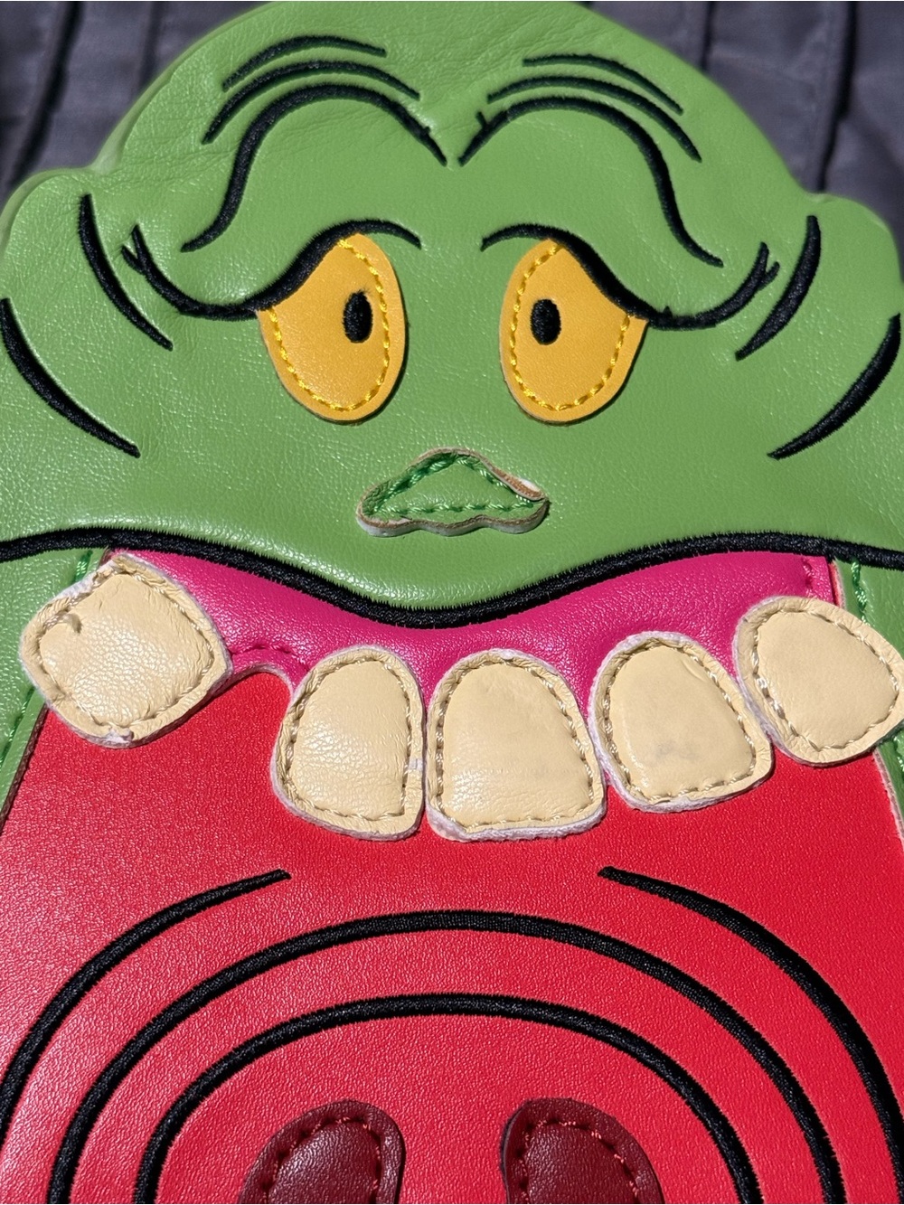 NWT Vixen by Micheline Pitt Novelty Ghostbusters Slimer Crossbody Bag - Picture 12 of 15